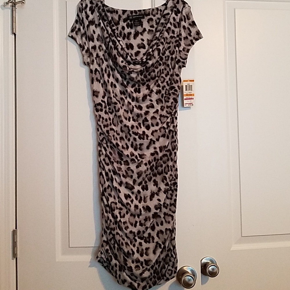 Leopard Dress Petite INC International Concepts